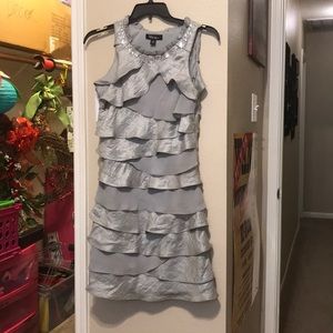 Cocktail dress and matching shoes. Wore once